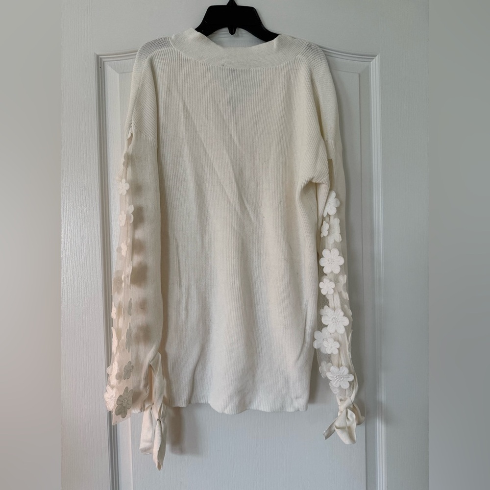 NWT - French Connection - Caballo Lace Knit Sweater - Size Small - Picture 6 of 10